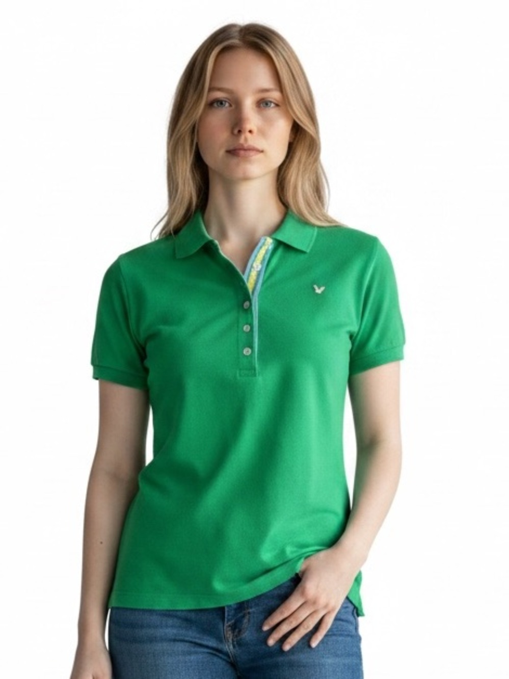 American‎ Eagle Outfitters Green Short Sleeve Polo